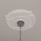 Ekena Millwork Attica Ceiling Medallion (Fits Canopies up to 5"), 18"OD x 4"ID x 5/8"P, Primed White CM18AT - alternate 9